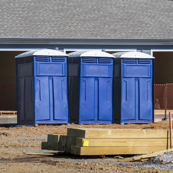 how do you ensure the portable toilets are secure and safe from vandalism during an event in McCune Kansas